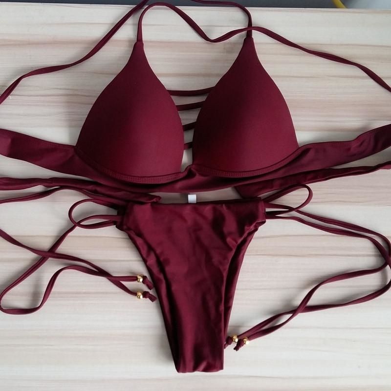 triangl push up bikini