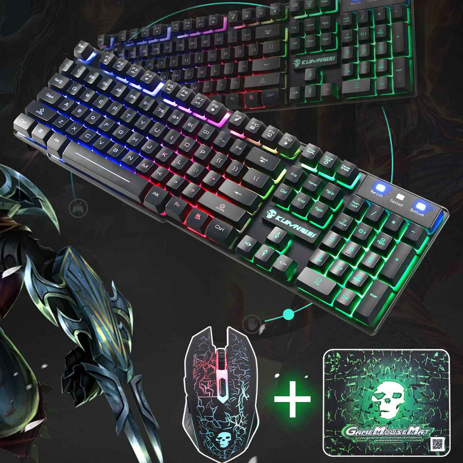 wireless gaming mouse and keyboard for ps4