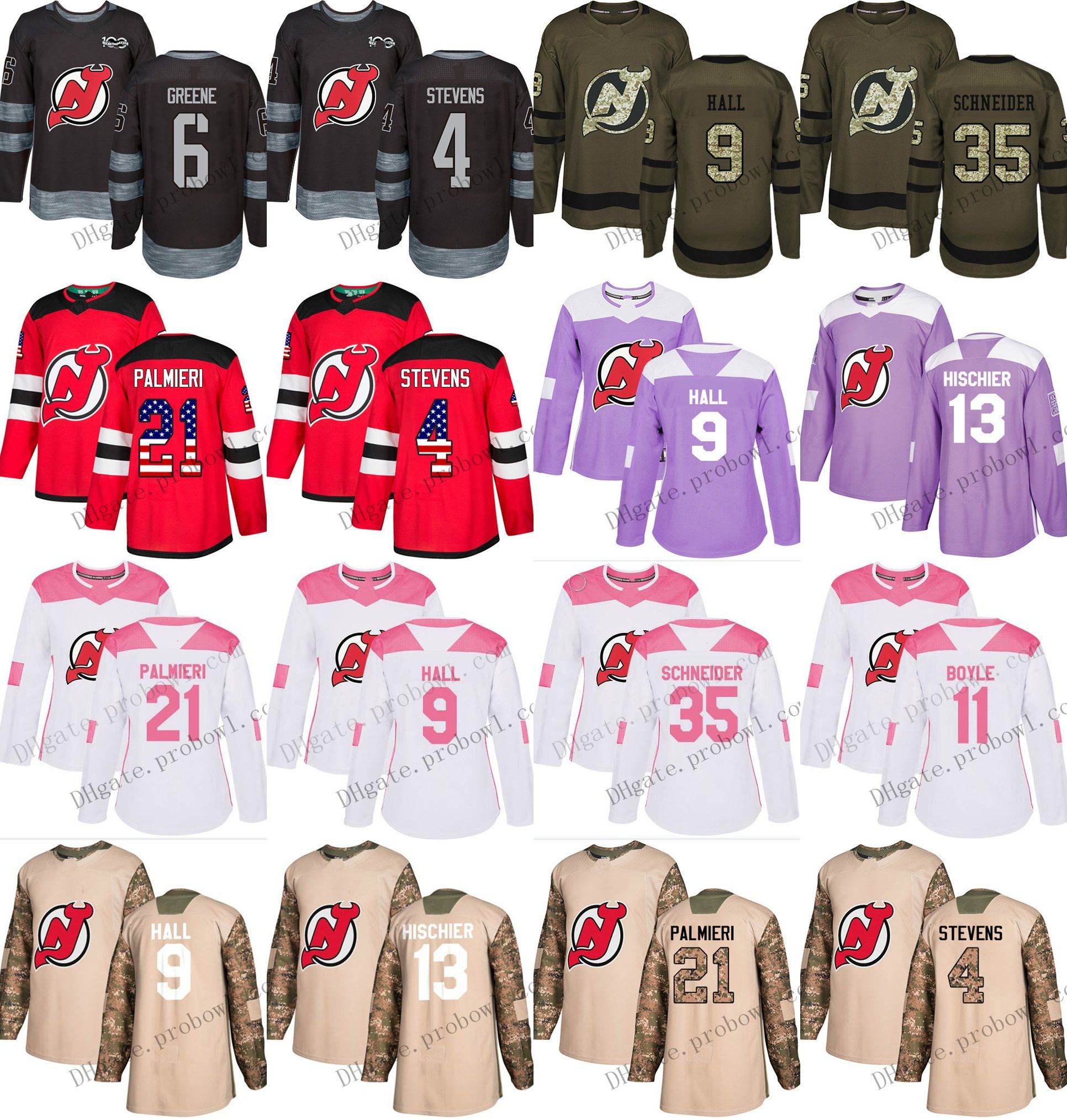 pink new jersey devils jerseys