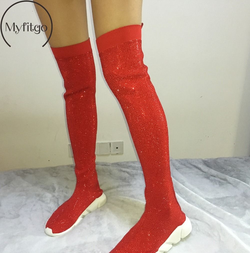 thigh high sneaker boots womens