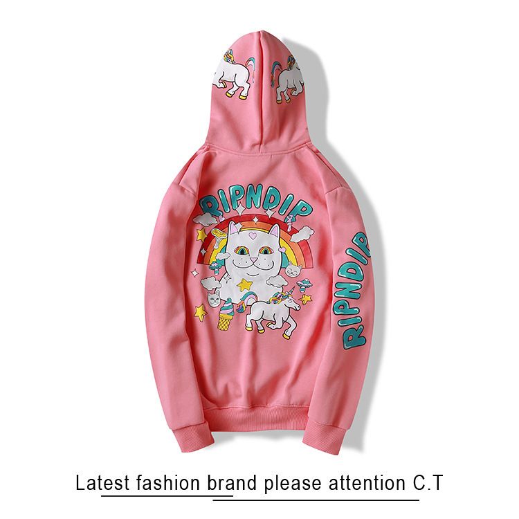 Acquistare Europa E Negli Stati Uniti I Nuovi Unicorni Di Base Ripndip  Gatto Esplosione Arcobaleno E Lana Con Cappuccio Invernali Giacche Con  Cappuccio Meravigliosi Economico | Consegna Veloce E Qualità | DHgate Italy