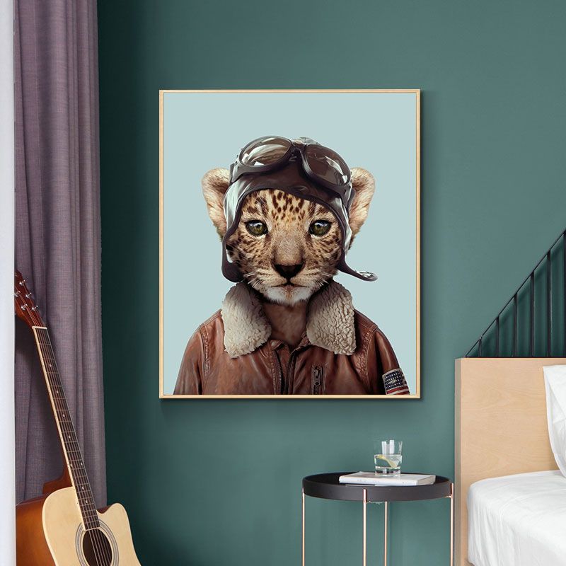 2020 Cute Cat Wall Art Canvas Painting Cartoon Posters And Wall Prints Animal Pilot Pictures For Living Room Cuadros Home Decor From Daxiangxidi 1 21 Dhgate Com