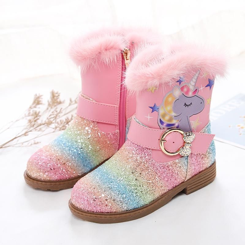 childrens glitter boots