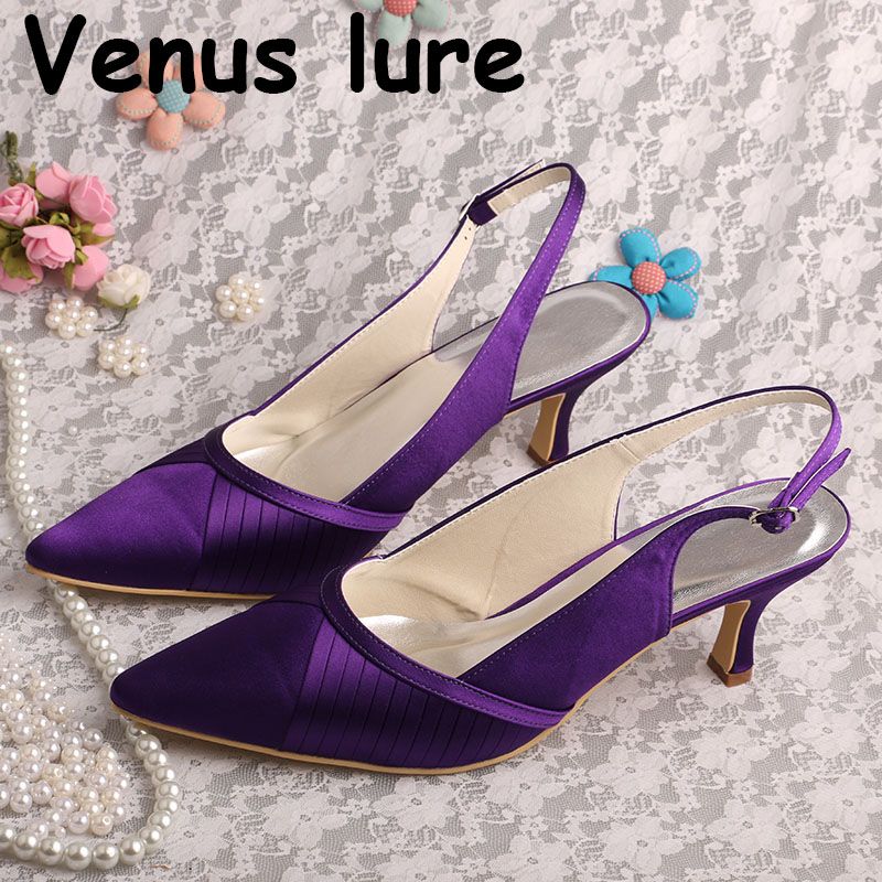 lilac satin shoes