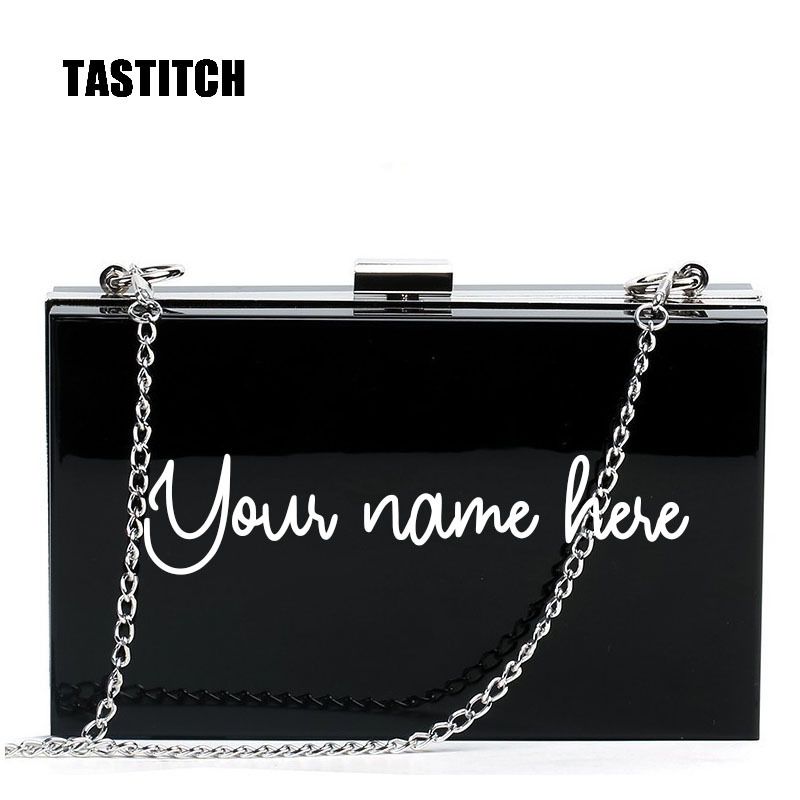 personalized clutch bag