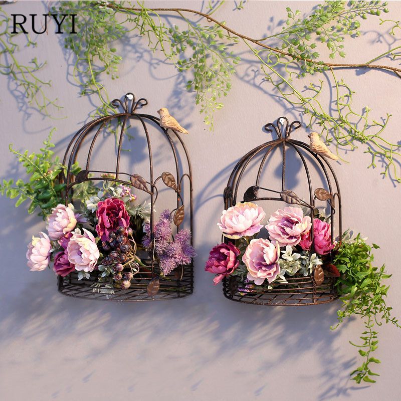 bird cage wall decor