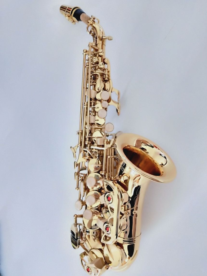 2020 Best Quality YANAGISAWA Curved Soprano Saxophone S 991 Rose Gold Brass Sax Professional