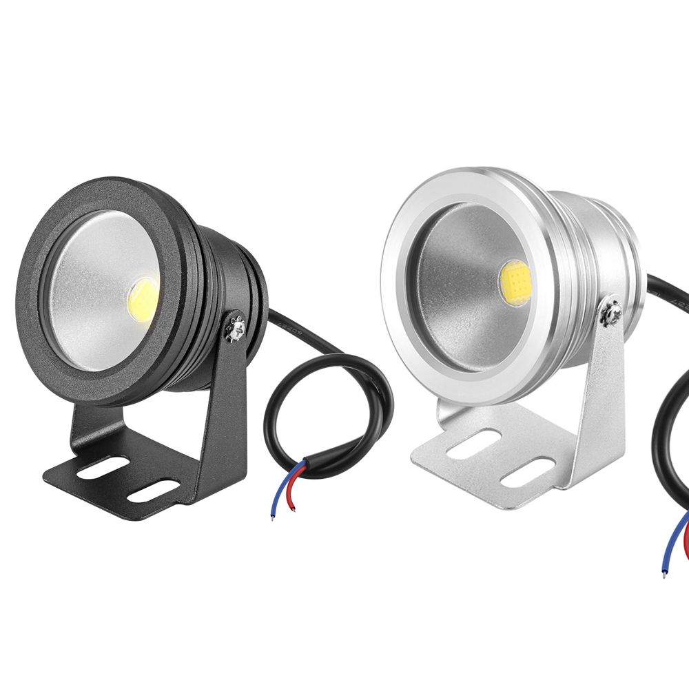 Tyenaza L'étang Allume Le projecteur de Paysage de lumière de Fontaine Submersible sous-Marine imperméable à l'eau de LED pour Le Jardin de Piscine d'aquarium sous-Marin Silver 