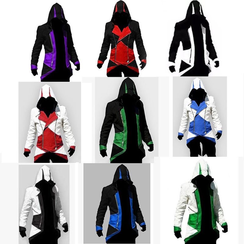 Halloween Makeup Party Costumes Anime Character Harajuku Cosplay Assassin Connor Jacket Coat Sweatshirt Multiple Colors Costume From Qqlover 17 66 Dhgate Com dhgate com