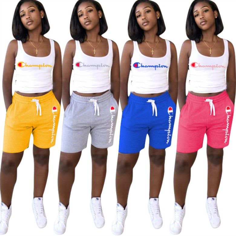 champion tank top and shorts set