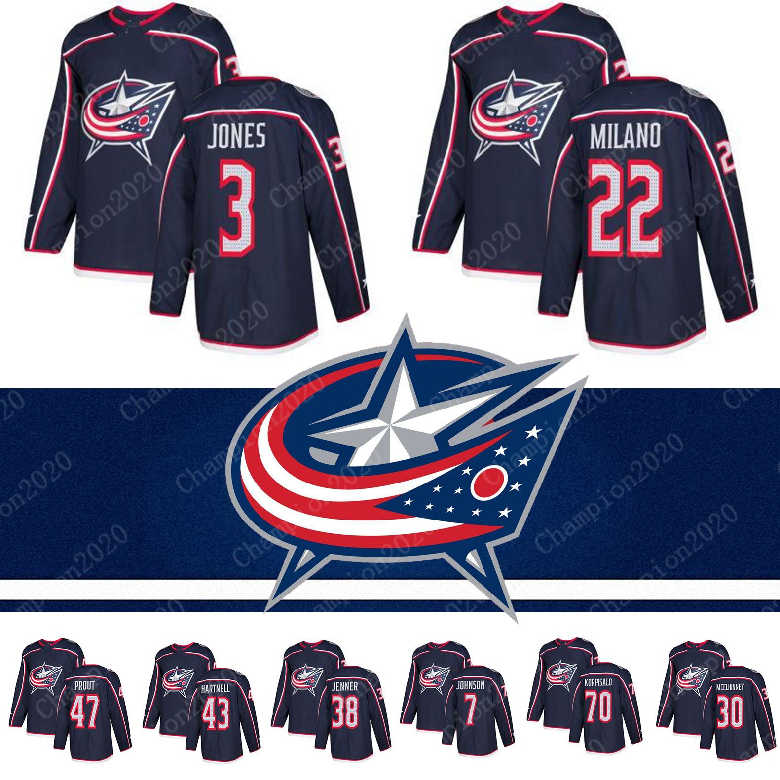 jack johnson columbus blue jackets jersey