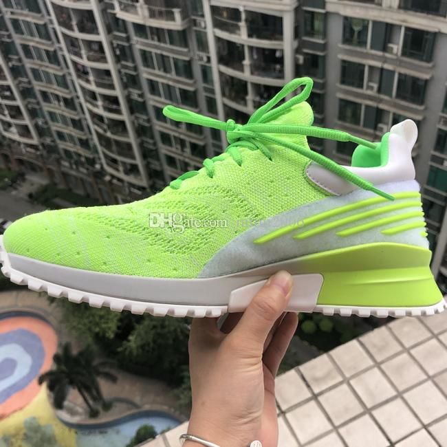 highlighter green shoes