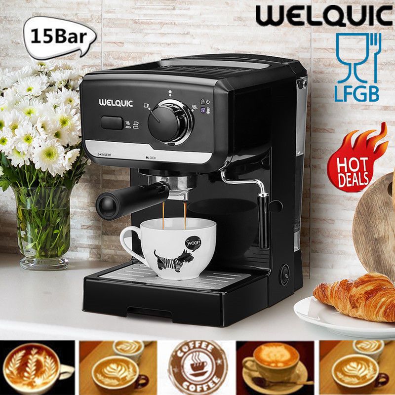 satin al welquic espresso kahve makinesi makinesi latte cappuccino barista 15bar pompa 1140 w hakkinda detaylar tl185 09 dhgate comda