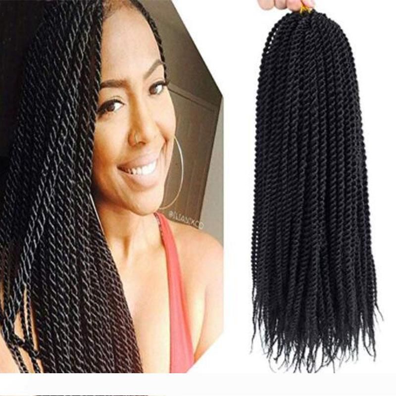 2020 Box Braid Crochet Braids Hair Extensions Synthetic Kanekalon Braiding Hair For Black Or White Women 30roots Pack 2 Dark Brown Color From Abc518518 40 95 Dhgate Com