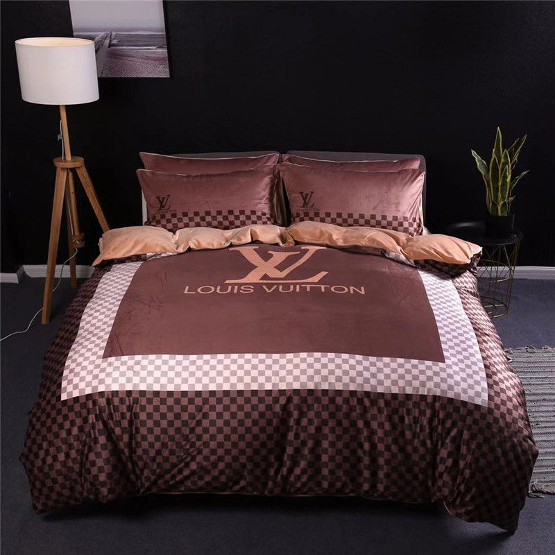 2020 Fashionable Luxury Bedding Set King Size Queen Single Double