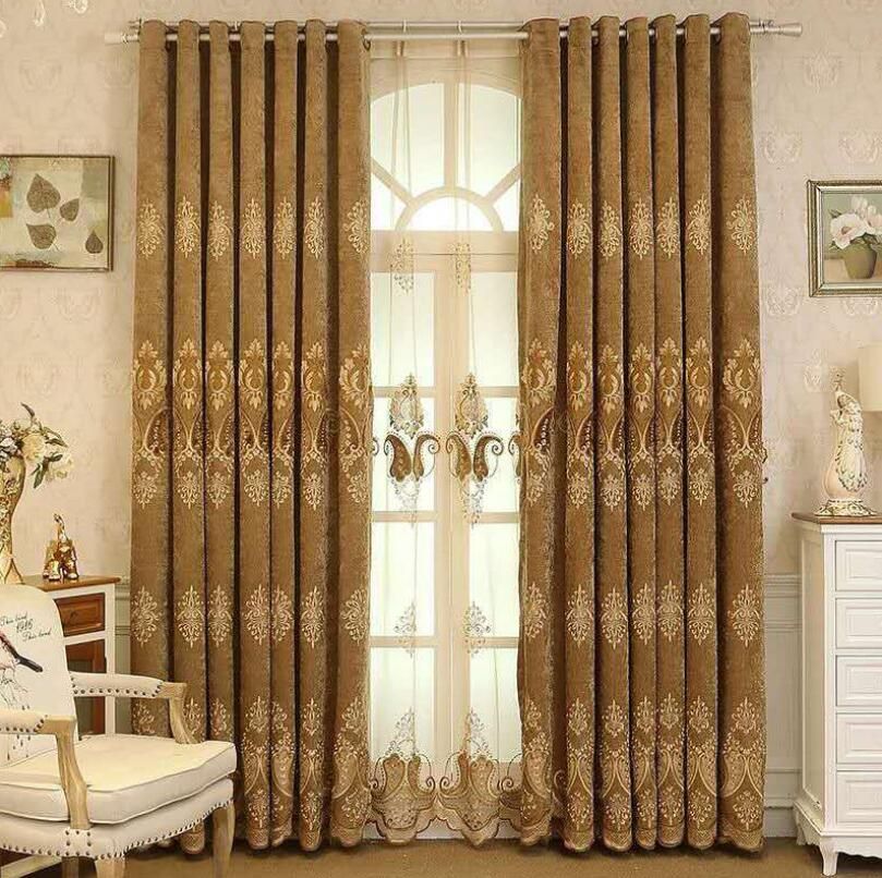 2019 New Nordic Vintage Curtains High Grade Jacquard Lace