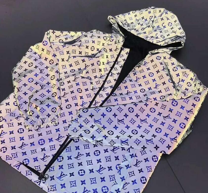 louis vuitton 3m reflective windbreaker jacket