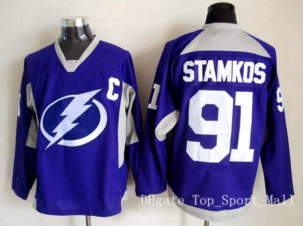 Tampa Bay Lightning 91 Steven Stamkos Jerseys Sports Ice Hockey Fashion  Team Color Blue Alternate White Black Gray Purple Camo From Fanatics,  $36.27 | DHgate.Com