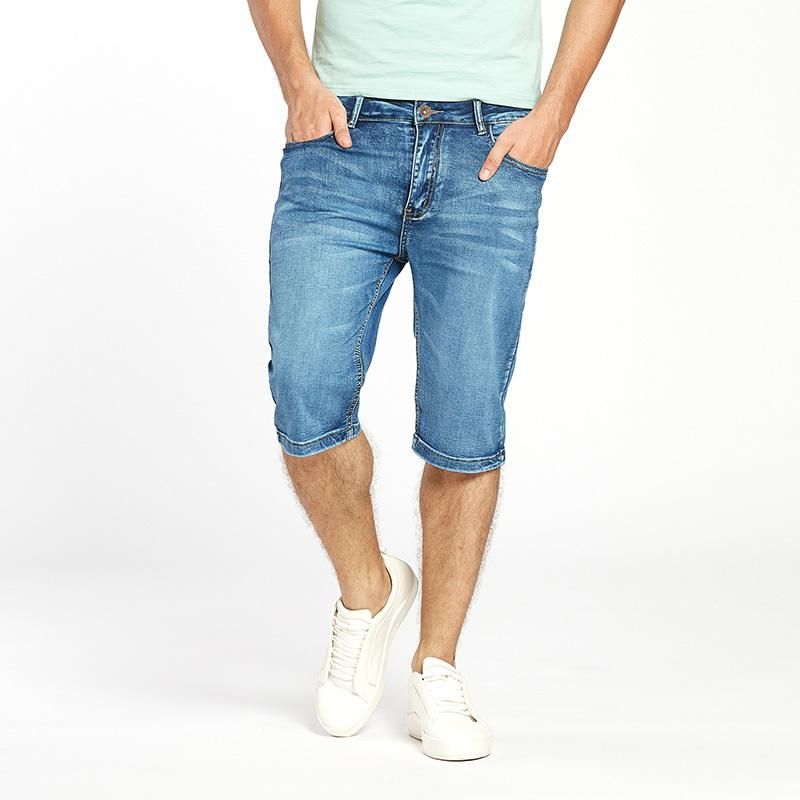 mens stretch jeans short leg