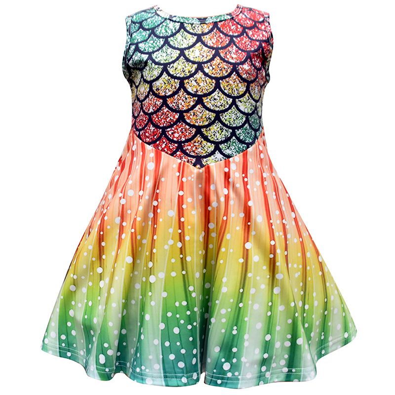 rainbow sequin prom dress