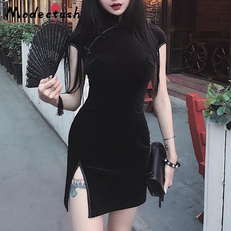 collared mini dress