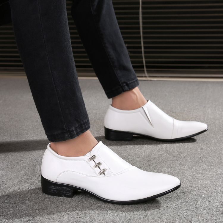 white business casual shoes