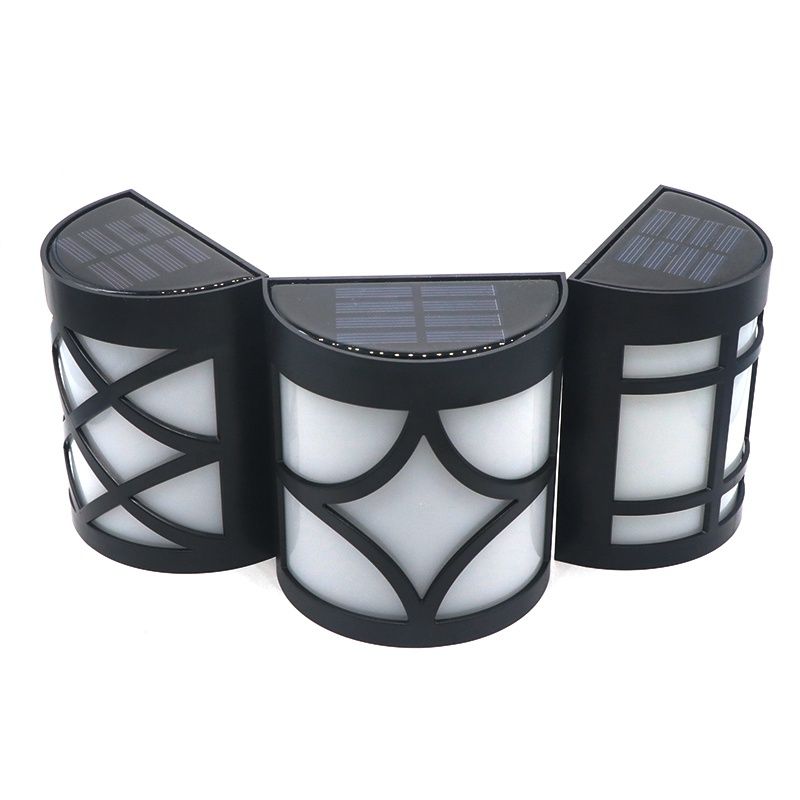 2020 Edison2011 Lantern Solar Lights Switch + Light Control RGB Colorful Wall Fence Light