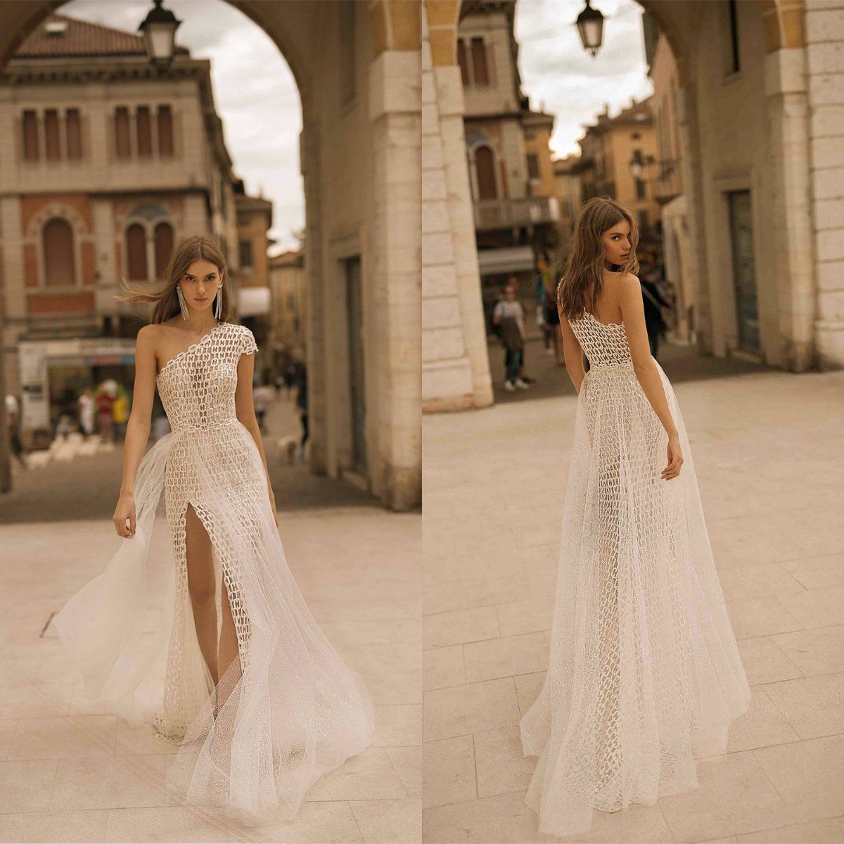 berta beach wedding dress