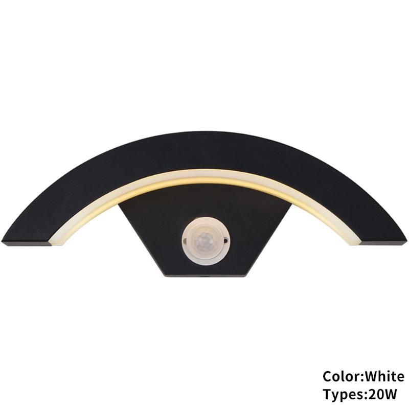 modern motion sensor outdoor wall light