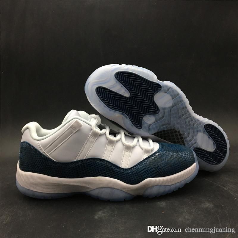 navy snakeskin 11s