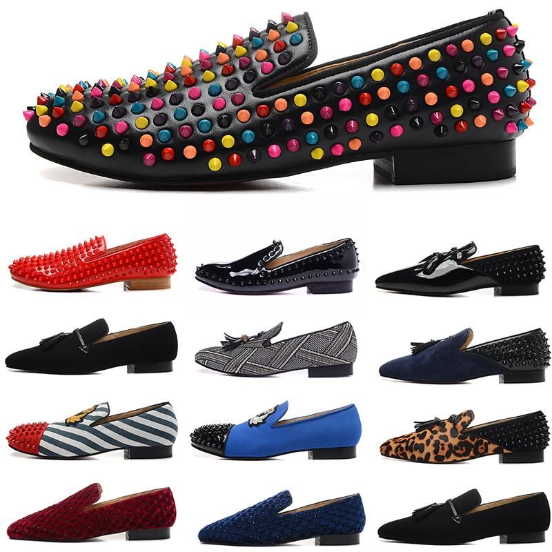 christian louboutin mens dress loafers