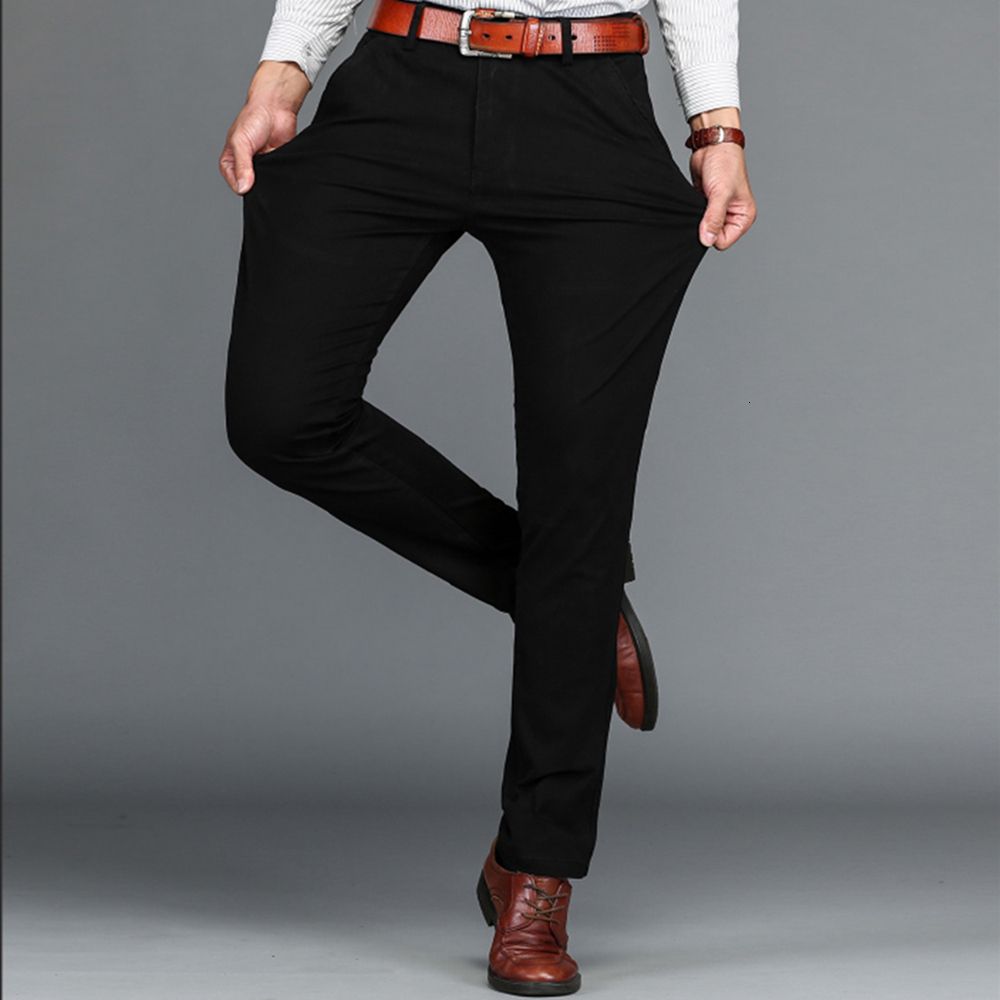 Vomint Brand Mens Pant Classics Casual Business Stretch Trousers ...