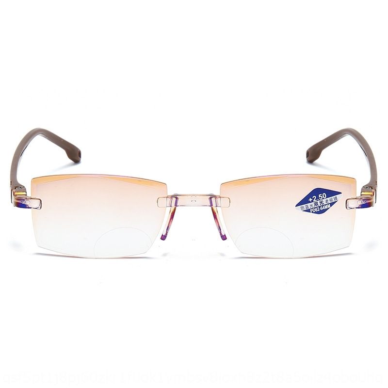 Compre Sif0i Nuevo De La Manera De Una Sola Pieza Sin Marco De Corte De Doble Luz Para Los Hombres Y Mujeres De Doble Uso Glassesglasses Portatiles De Lectura Glassespres Presbicia A