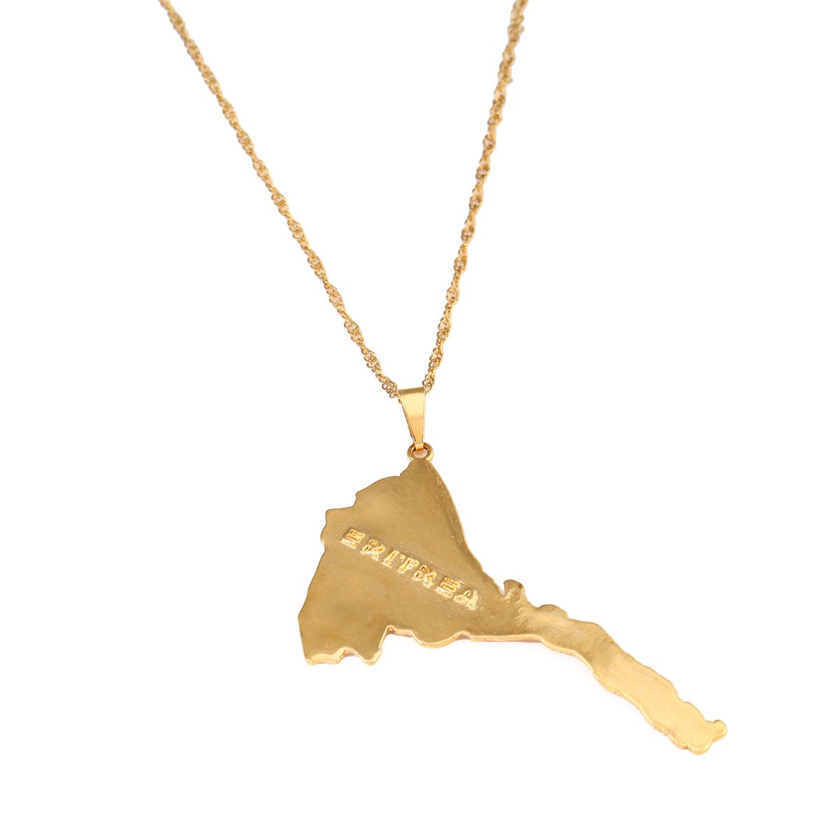 Grosshandel Eritrea Karte Anhanger Halsketten Kette Frauen Manner Karte Von Eritrea 24 Karat Gold Schmuck Afrikanische Halskette Ethiopian Von Nanvsfeng07 6 15 Auf De Dhgate Com Dhgate