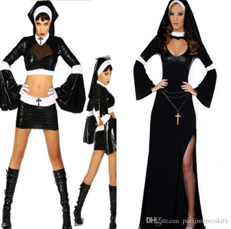 Wholesale Halloween Sexy Nun Costume Ghost Festival Women Masquerade Ball  Theme Costumes Classic Adult Costume Halloween Femme Lingeries By Napapijri  Under $49.78 | Dhgate.com