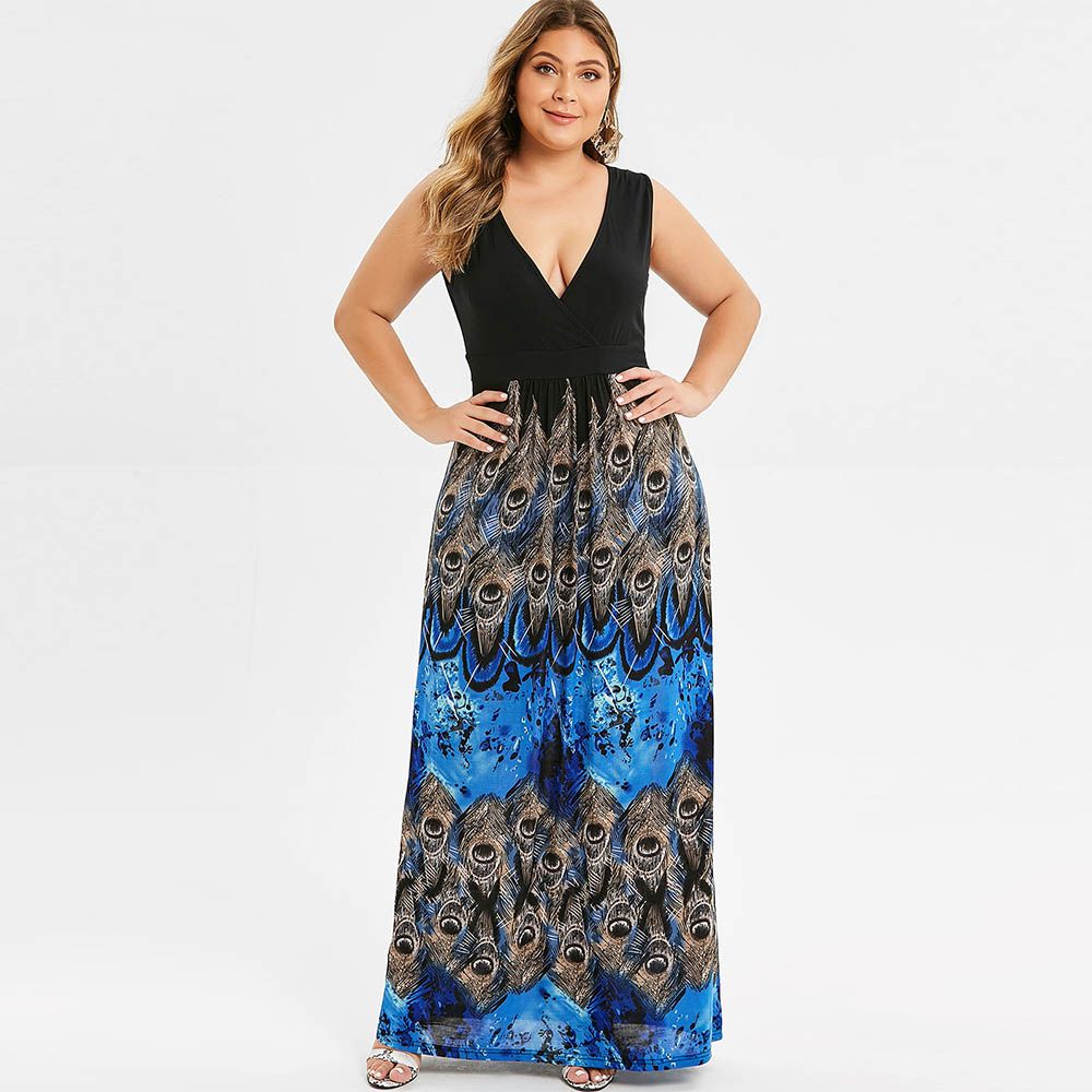 rosegal plus size maxi dresses