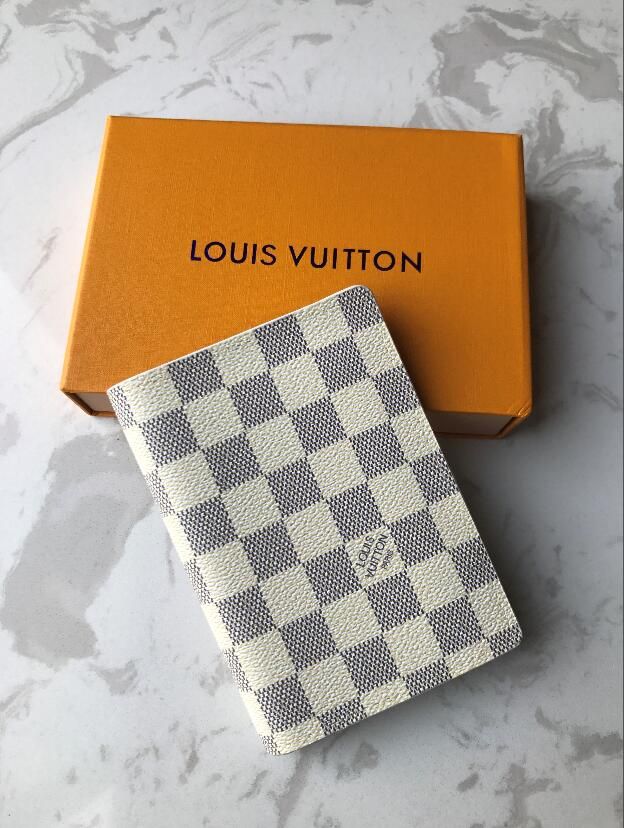 Louis Vuitton Damier Azur Canvas Pocket Organizer NM Wallet