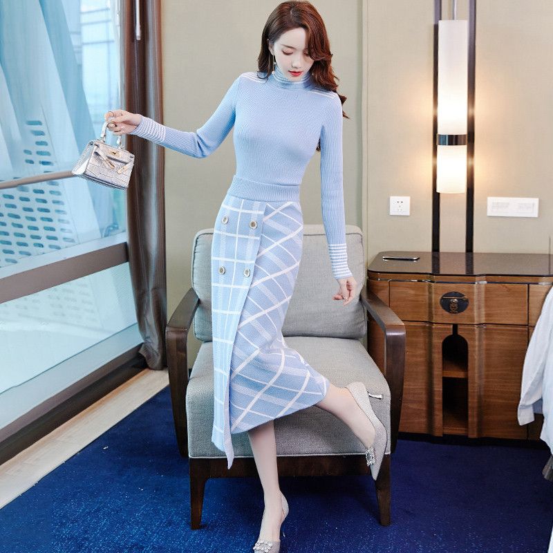 Sweater and online skirt matching set