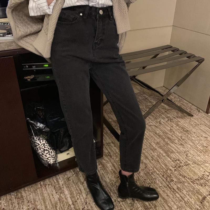 loose black jeans womens