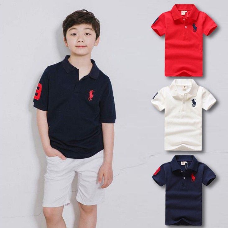 polos deportivos en algodon para niños