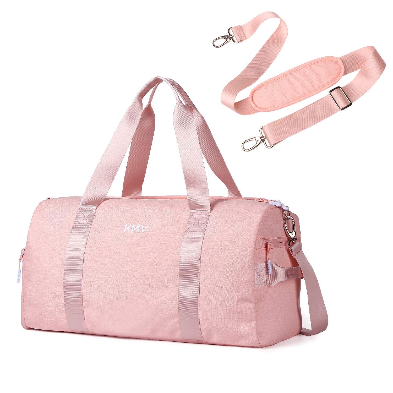 HYC00 Gym Bag For Women, Workout Duffel Bag Shoe Compartment, Sports