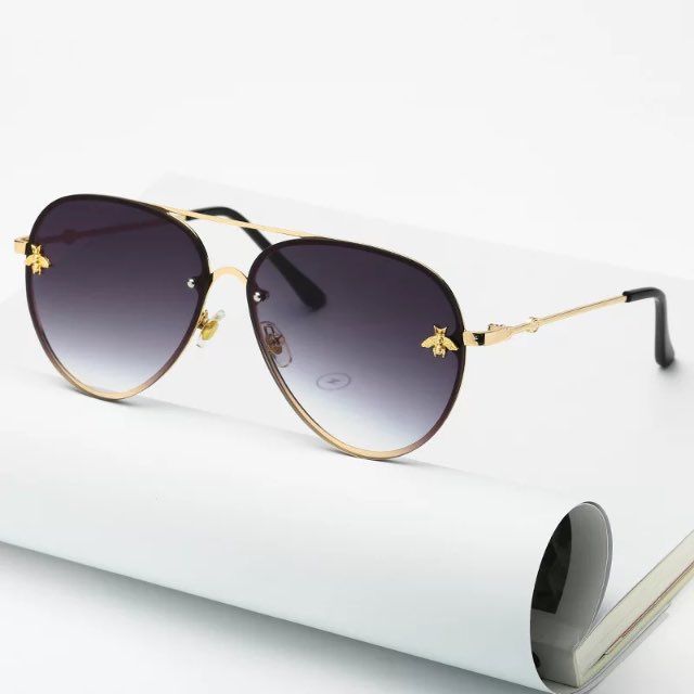 Diseño De Gafas De Sol De Abeja De Mujer Gafas De Color De Diseño De Gafas De Sol De Abeja De Mujer Gafas De Color De