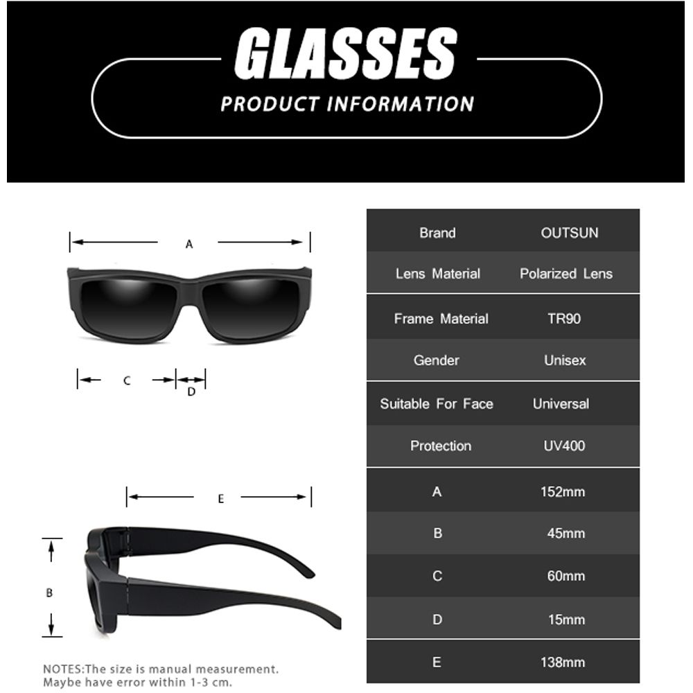 boots fit over sunglasses