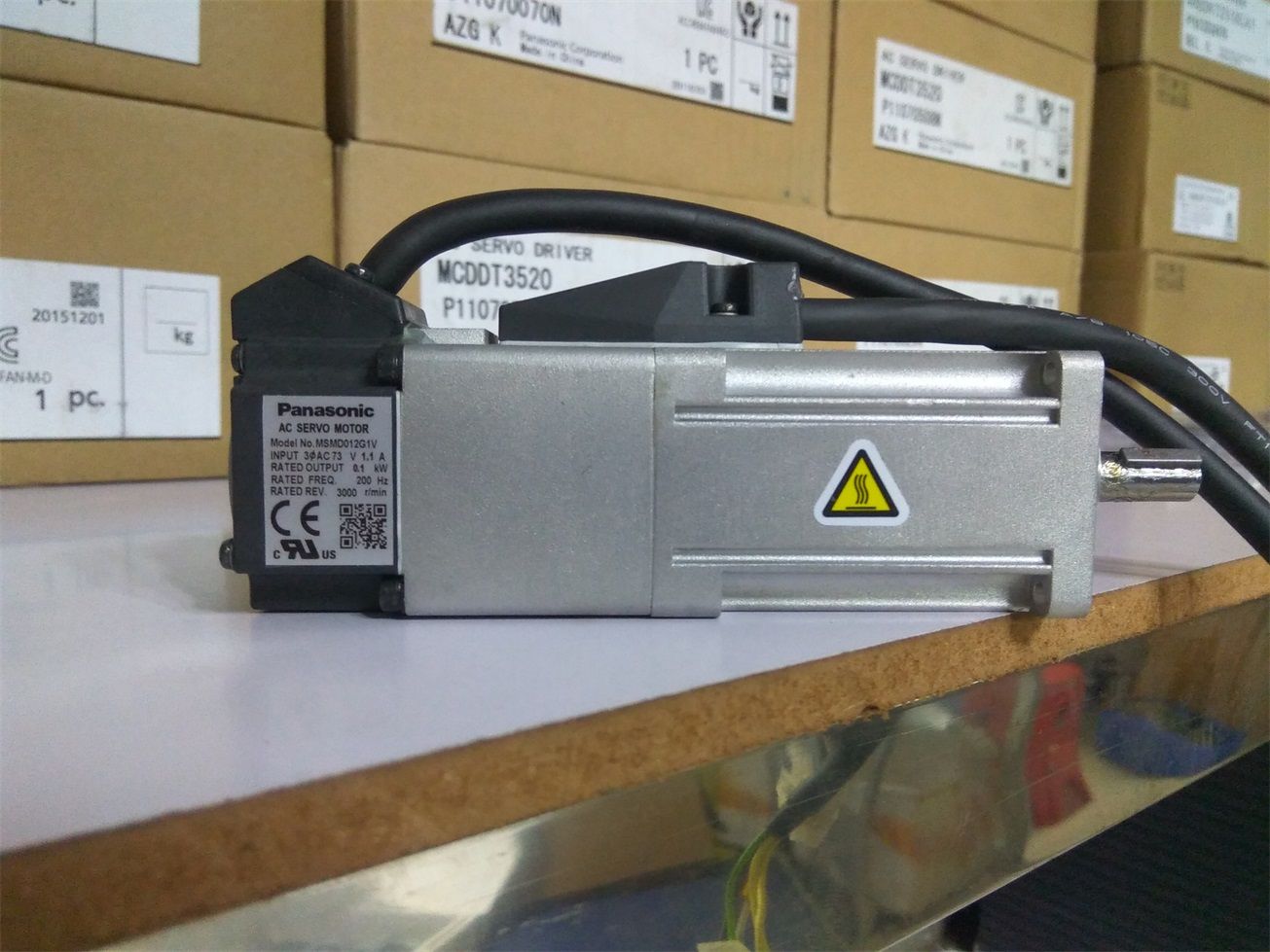 1PC New Panasonic Servo Motor MSMD012G1V one year warranty fast delivery 