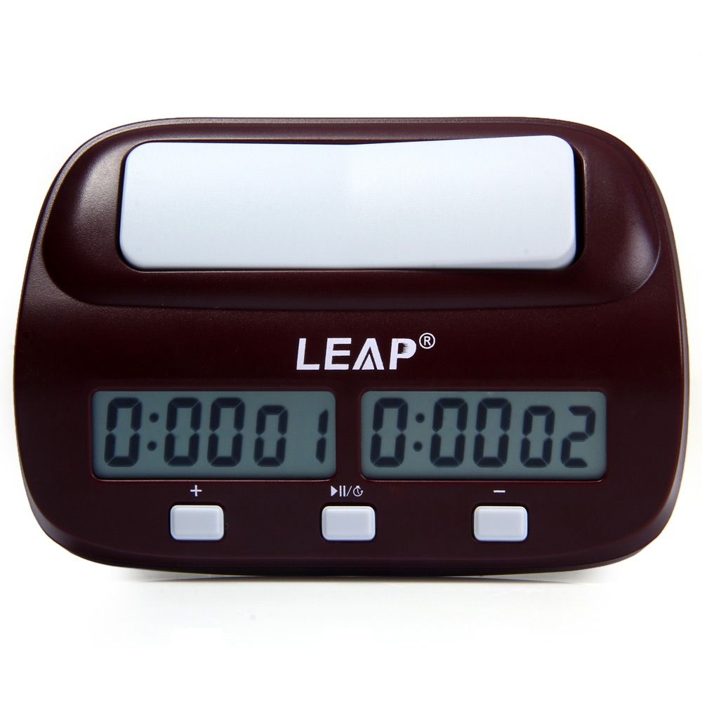 🏷️【Tudo Sobre】→ Relógio Digital de Xadrez Leap Pq9907S I-Go Count Up Down  Timer