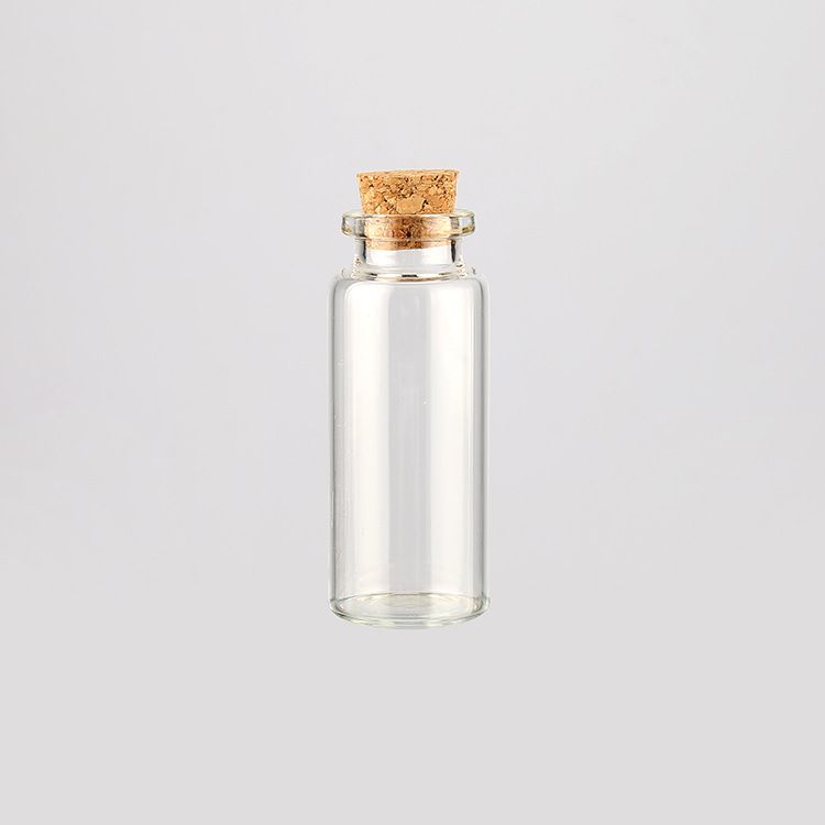 glass bottle w/ cork