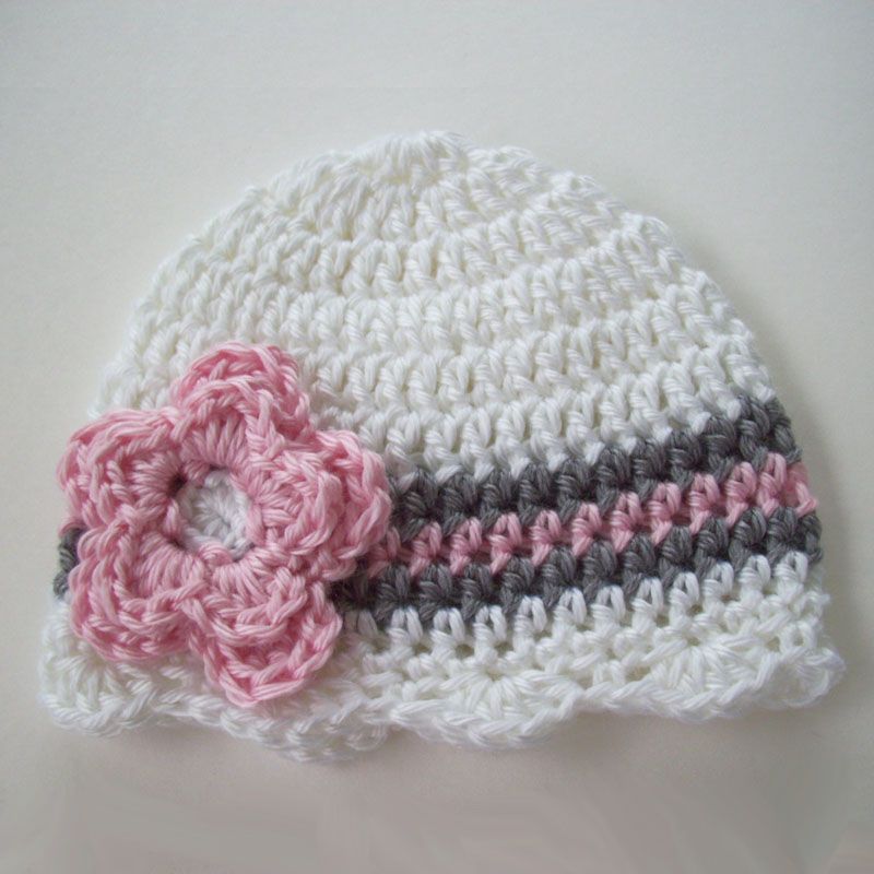 baby flower hat