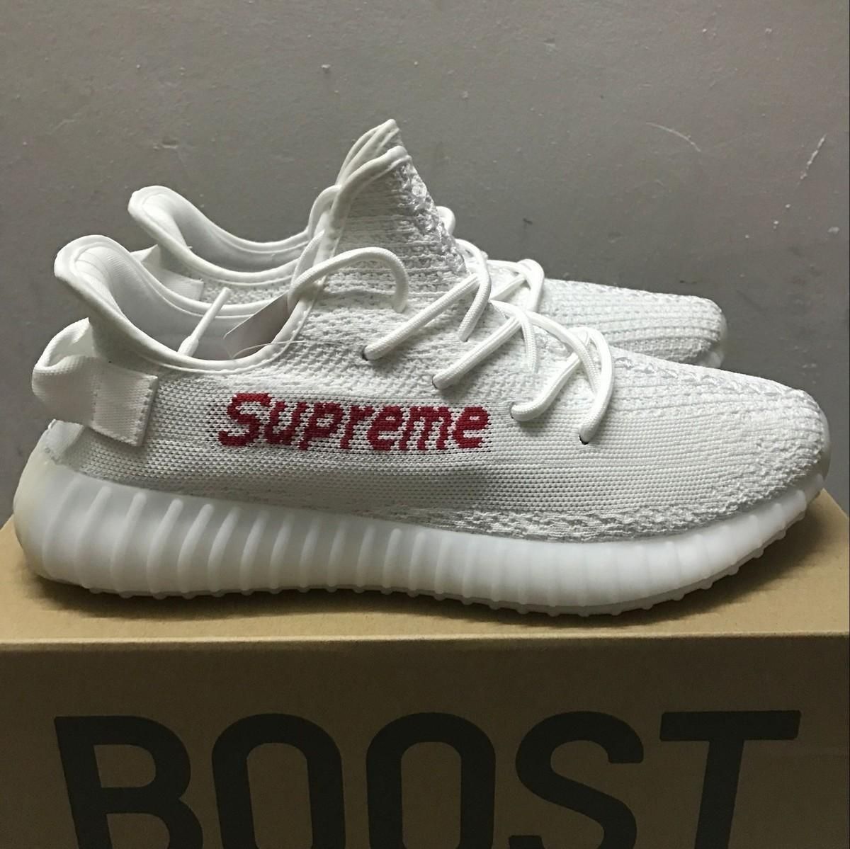 yeezy boost 350 v2 supreme custom kanye west buty adidas