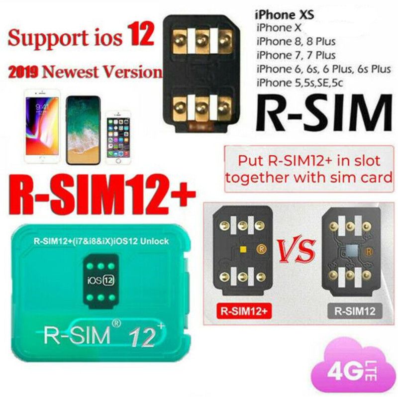 Rsim12 Perfect Unlock For Ios11 X 12 3 R Sim 12 Plus Rsim12 Sim