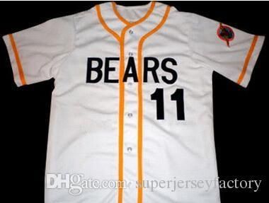 CUSTOM BAD NEWS BEARS BUTTON-DOWN BASEBALL JERSEY ANY # NEW SEWN ANY SIZE CUSTOM BAD NEWS BEARS BUTTON-DOWN BASEBALL JERSEY ANY # NEW SEWN ANY SIZE